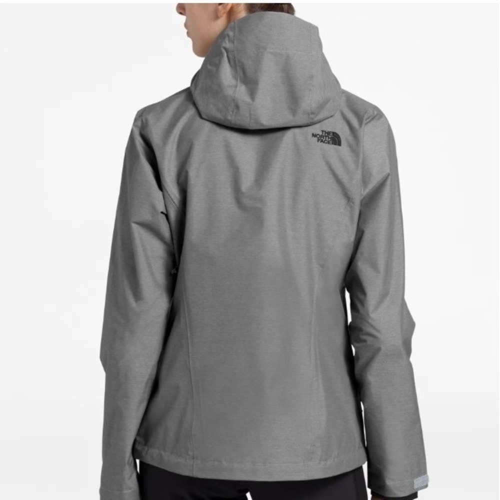 The North Face Women Venture 2 Jacket Gray Rain Shell Packable‎ NF0A2VCR Large - Picture 3 of 12